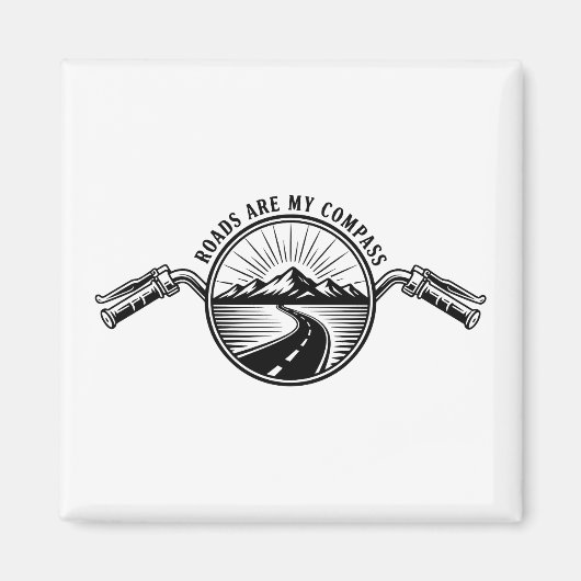 Motorcycle Horizon Adventure Magnet (Vorne)