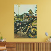 Motorcycle lover gift leinwanddruck (Insitu (Wohnzimmer))