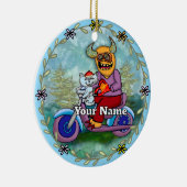 Motorcycle Monster Keramik Ornament (Rechts)