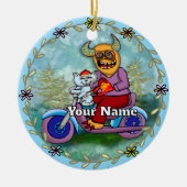 Motorcycle Monster Keramik Ornament (Vorne)