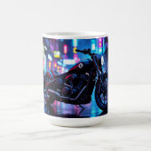 Motorcycle Night City  Kaffeetasse (Mittel)