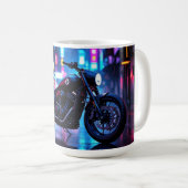 Motorcycle Night City  Kaffeetasse (VorderseiteRechts)