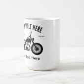 Motorcycle Ride Speed and Freedom Design Kaffeetasse (Mittel)