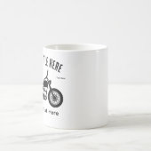 Motorcycle Ride Speed and Freedom Design Kaffeetasse (Mittel)