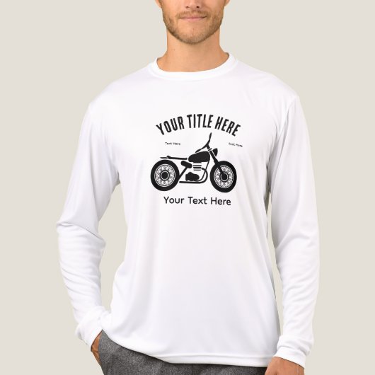 Motorcycle Ride Speed and Freedom Design Tri-Blend Shirt (Vorderseite)