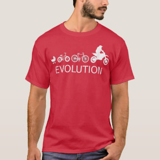 Motorcycle rider, motorcycle, cross, biker, evolut T-Shirt