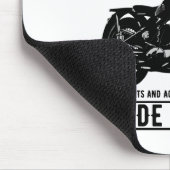 motorcycle river to live mousepad (Ecke)