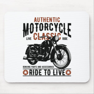 motorcycle river to live mousepad