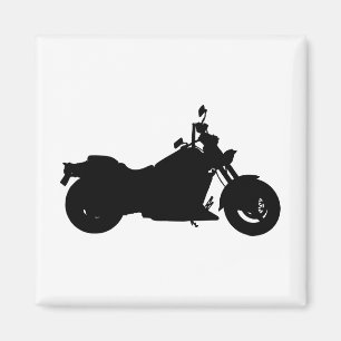 Motorcycle Silhouette Magnet