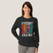 Motorcycle Speedway Racing Flat Track T-Shirt (Vorne ganz)
