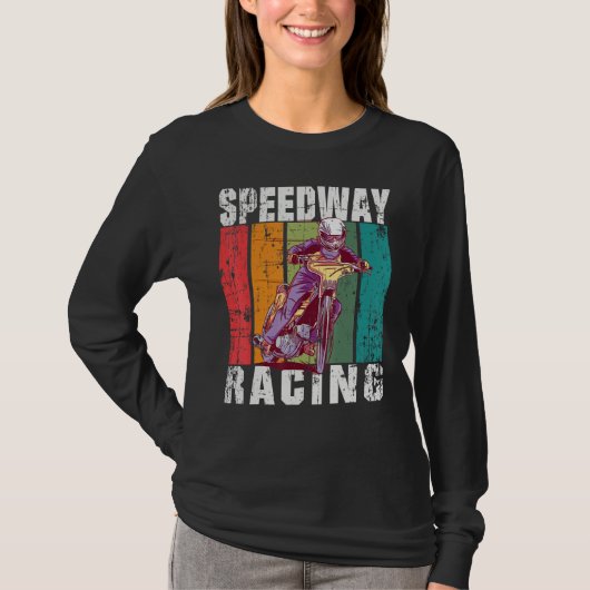 Motorcycle Speedway Racing Flat Track T-Shirt (Vorderseite)