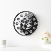 MOTORCYCLE SPROCKET WALL CLOCKS. GROßE WANDUHR (Zuhause)