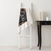 Motorcycle USA Flag Retro Biker Chopper Sherpadecke (Beispiel)