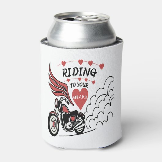 Motorcycle Valentine Dosenkühler (Kanne Vorderseite)