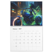 Motorcycles AI Art Kalender (Feb 2027)