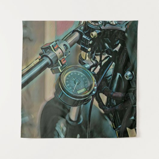 Motorcycles gift wandteppich (Vorderseite)