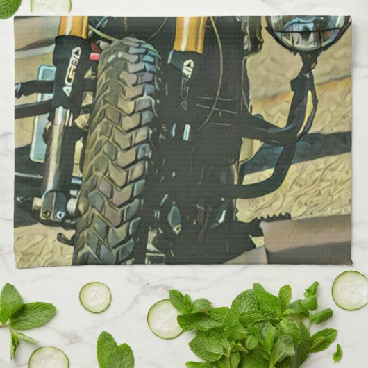 Motorcycles gifts geschirrtuch (Gefaltet)