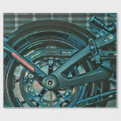 Motorcyclist gifts geschenkpapier (Flach)