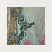 Motorcyclist gifts wandteppich (Vorderseite (Horizontal))