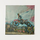 Motorcyclist gifts wandteppich (Vorderseite)
