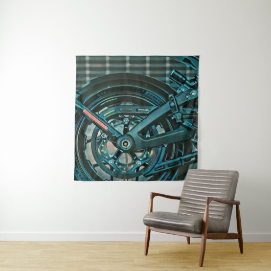 Motorcyclist gifts wandteppich (Beispiel)