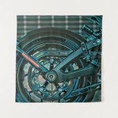 Motorcyclist gifts wandteppich (Vorderseite)