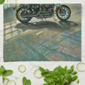 motorcyclists gifts geschirrtuch (Gefaltet)
