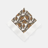 Motordmuster Serviette (Ecke)