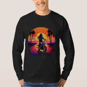 Motordruckfarbe bei Sonnenuntergang T - Shirt
