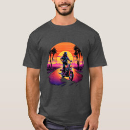 Motordruckfarbe bei Sonnenuntergang T - Shirt
