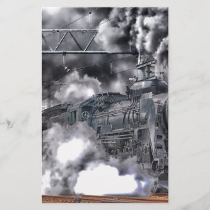 Motoren mit Dampfantrieb Tragen HDR-Foto Briefpapier