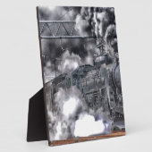 Motoren mit Dampfantrieb Tragen HDR-Foto Fotoplatte (Seite)