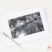 Motoren mit Dampfantrieb Tragen HDR-Foto Rechteckiger Aufkleber (Umschlag)