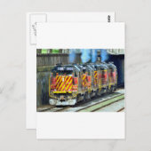 Motoren Postkarte (Vorne/Hinten)