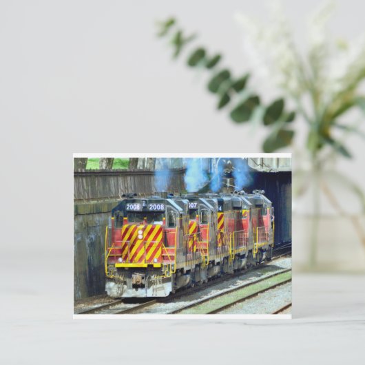 Motoren Postkarte (Stehend Vorderseite)