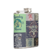 Motorendesign Stahlkolben ohne Oberfläche Flachmann (Rechts)