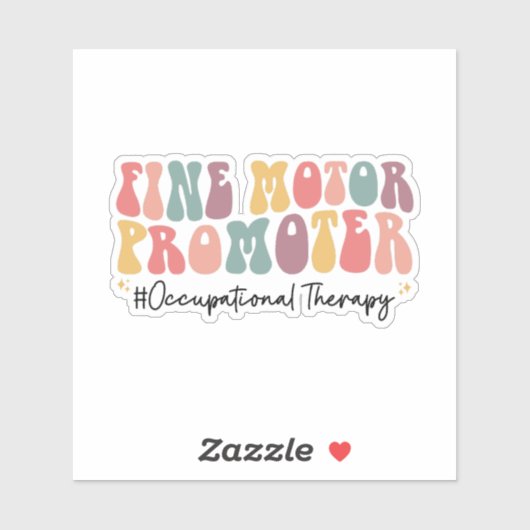 Motorenförderer, Berufstherapie Aufkleber (Blatt)