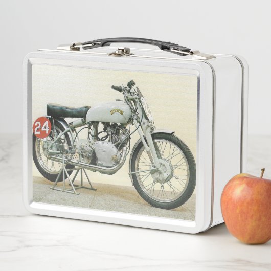Motorenlunchbox Metall Brotdose (Beispiel)