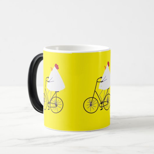 Motorhähnchen Verwandlungstasse (Vorderseite Links)