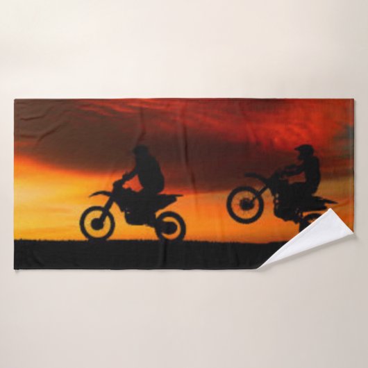 Motorhandtuch Badhandtuch Set (Badehandtuch)