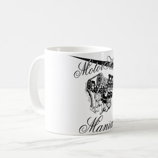 MotorHead Maniac Tasse (Vorderseite Links)
