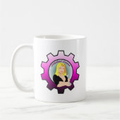 Motorhead Momma - Blondine Kaffeetasse (Links)