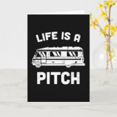 Motorhome Campervan RV Camping Geschenk Karte (Gelbe Blume)