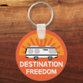 Motorhome-Camping | CAMPING | RV-Tasse Schlüsselanhänger (Vorderseite)