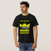 Motorhome Camping RV Freedom T - Shirt (Vorne ganz)