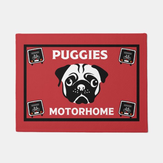 Motorhome Mops Camping Doormat Fußmatte (Vorderseite)