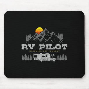 Motorhome-Piloten Vintage-Bergcamping-Road-Tri Mousepad