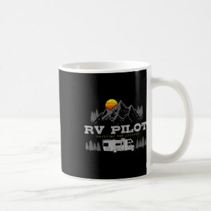 Motorhome-Piloten Vintage-Bergcamping-Road-Trip Kaffeetasse