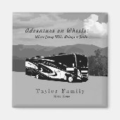 Motorhome RV Camper Magnet (Vorne)