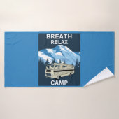 Motorhome RV | Camper | Reisebus | Retro-Tasse Badehandtuch (Badehandtuch)